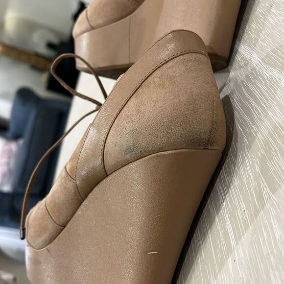 Gianni Bini Lace Up Strappy Wedges Size 8 - Picture 7 of 9